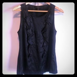 Silk Black Sleveless top